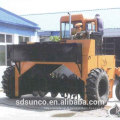 retourneur de compost automoteur de ferme